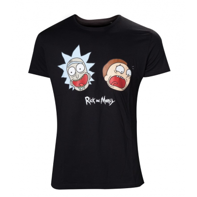 T-shirt Rick & Morty - Faces Bioworld