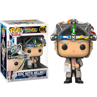 Back to the Future Doc Emmett Brown with Helmet Pop! Funko vinyl figure n° 959