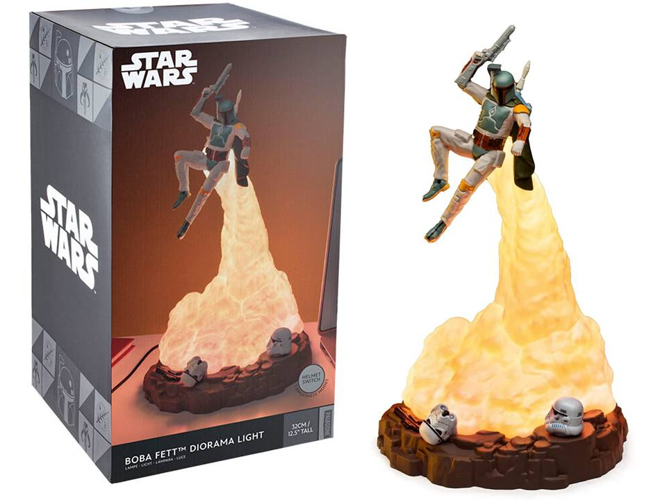 Lampada Star Wars - Boba Fett Figural Diorama Light Lamp