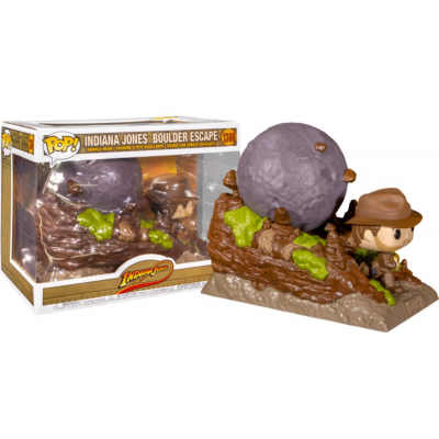 Raiders of the Lost Ark Indiana Jones Boulder Escape Pop! Moment vinyl figure