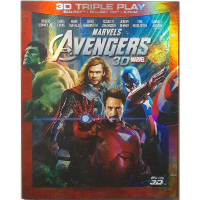 Blu-ray Marvel's The Avengers (3D + 2D) slipcase olografica 2012 Usato