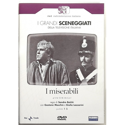 Dvd I Miserabili - RAI edizione 2 dischi puntate 1/5 di Sandro Bolchi 1964 Usato