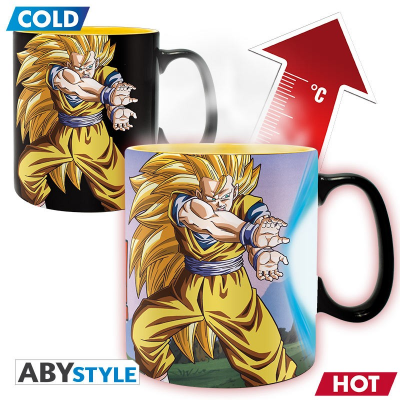 Tazza Dragon Ball Z Goku Saiyan Kamehameha Heat Change Mug ABY