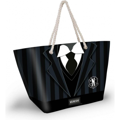 Borsa da Spiaggia Wednesday Mercoledì Addams Soleil beach bag 50cm Karactermania