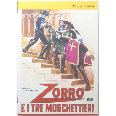 Dvd Zorro e i tre moschettieri - Perseo Video di Luigi Capuano 1963 Usato