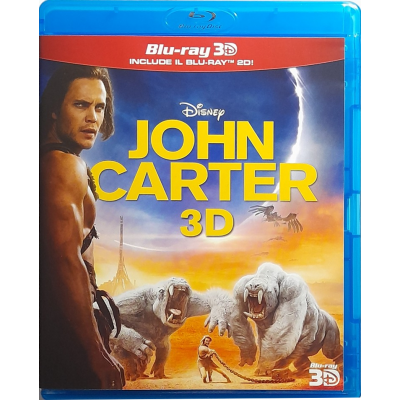 Blu-ray John Carter - edizione 2 dischi 3D + 2D con Taylor Kitsch 2012 Usato